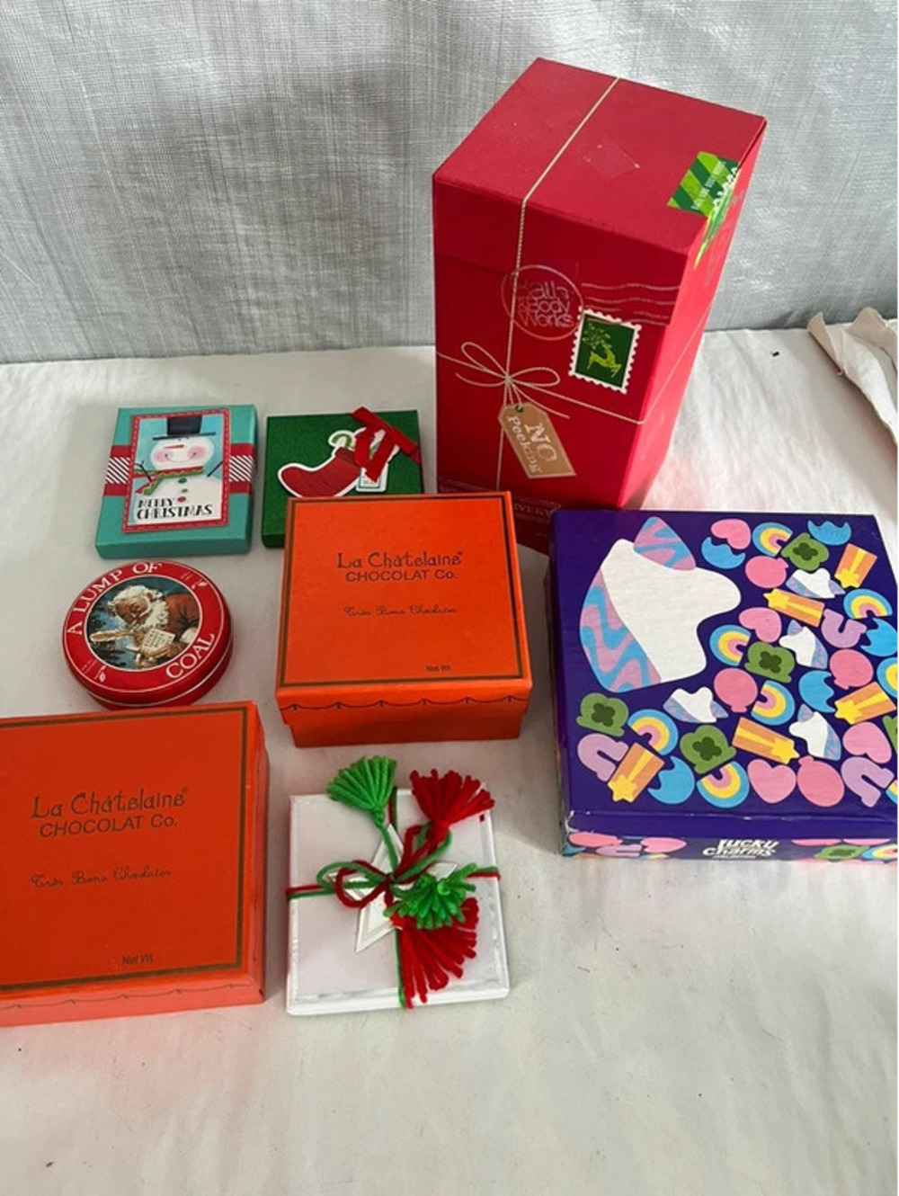 Empty gift boxes lot bundle